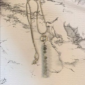Silver | grey | sparkle | necklace ✨